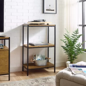 3 Tier Book shelf Industrial Bookcase with Modern Style